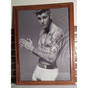 Justin Bieber 20×28 Framed Canvas Print